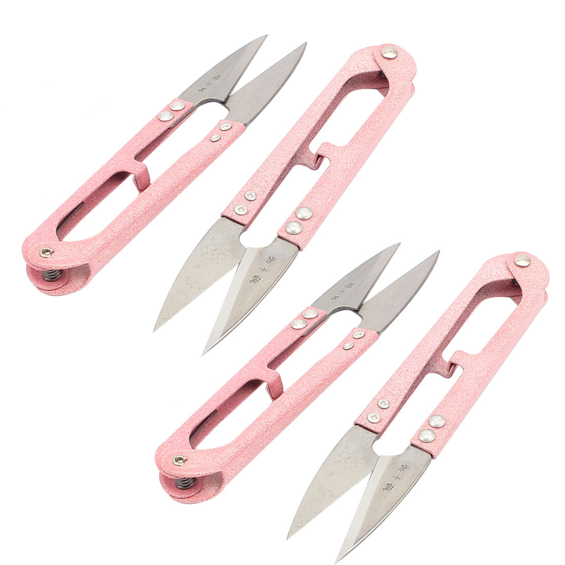 uxcell Uxcell Trimming Tailor Sewing Craft Yarn Stitch Shear Spring Scissors Cutting Tool 4PCS