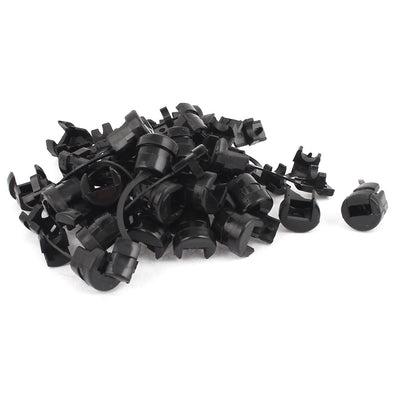Harfington Uxcell 30 Pcs HDB-A9 Round Cable Wire Strain Relief Bush Grommet 12mm Length