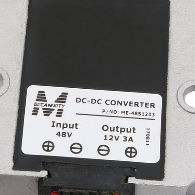 Harfington uxcell Power Converter Regulator DC 48V(38V~60V)  to DC 12V 3A 36W Waterproof Voltage Convert Transformer