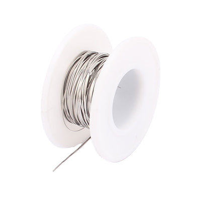 Harfington Uxcell 15M 49Ft 0.1x0.5mm Nichrome Flat Heater Wire for Heating Elements