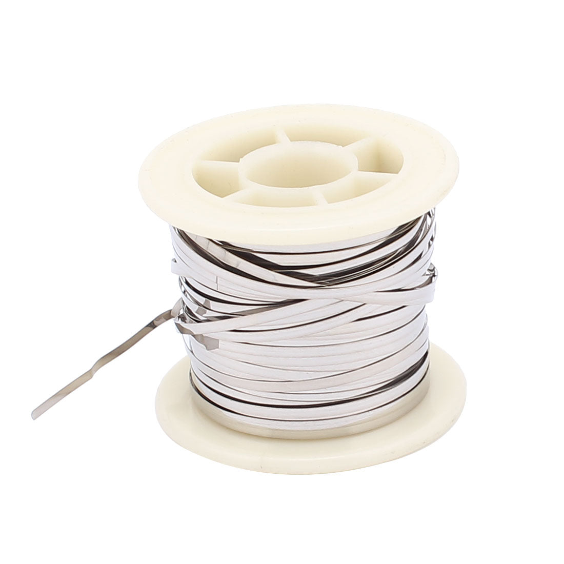Uxcell 10M 33Ft 0.2x2mm Nichrome Flat Heater Wire for Heating Elements ...