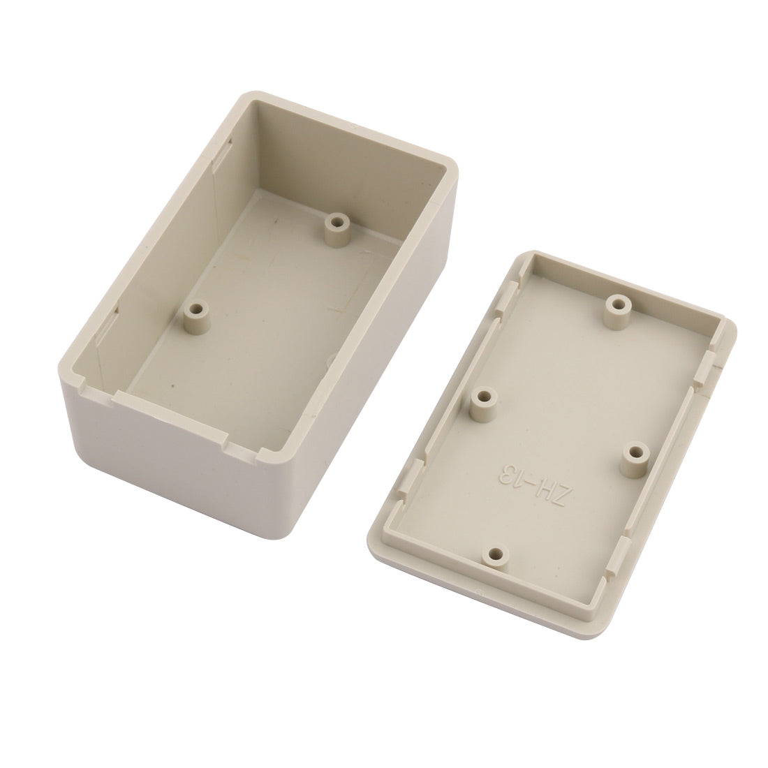 uxcell Uxcell 4pcs Dustproof IP65 Plastic Electric Project Case Junction Box 60mm x 36mm x 25mm Gray