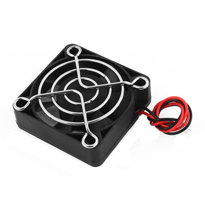 Harfington Uxcell DC 12V 0.12A 50mmx50mmx15mm 7 Vanes PC CPU Computer Cooling Fan w Metal Mesh