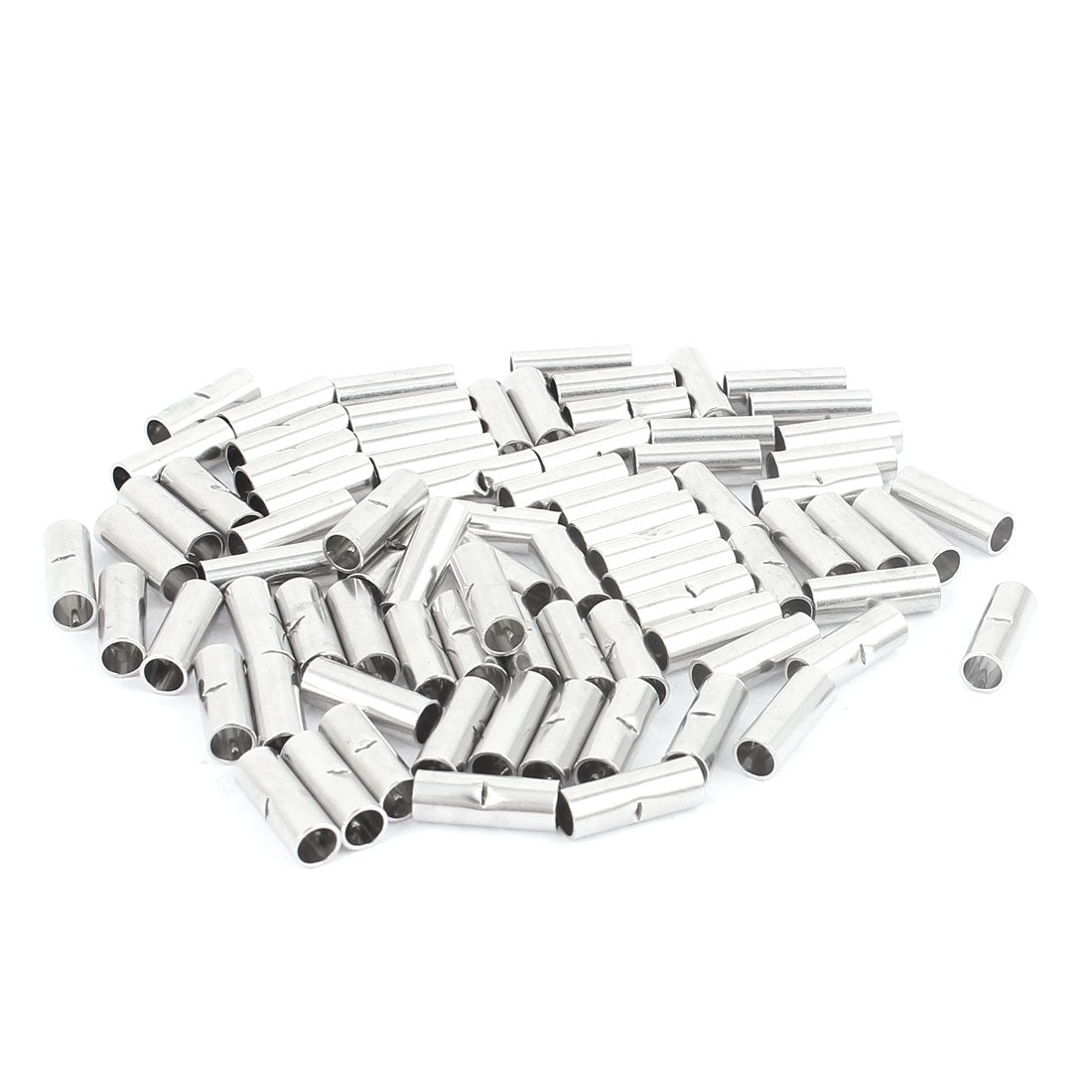 uxcell Uxcell 80Pcs BN5.5 Uninsulated Connector Terminal for 12-10 AWG Cable Wire