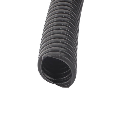 Harfington Uxcell 11 M 10 x 13 mm PVC Flexible Corrugated Conduit Tube for Garden,Office Black