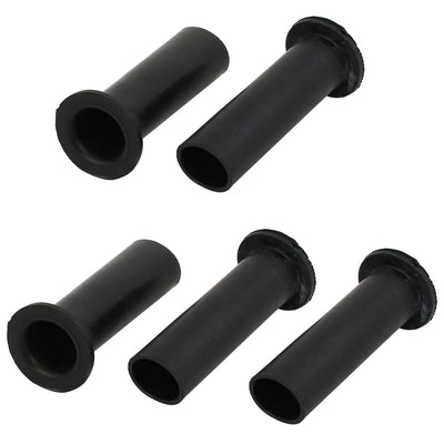 Harfington Uxcell 5 Pcs Rubber Strain Re-lief Cord Boot Protector Cable Sleeve Hose 55mm Long