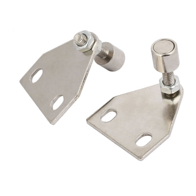 Harfington Uxcell Room Gate Adjustable Magnetic Catchs Door Holder Latch Stopper Silver Tone 2pcs