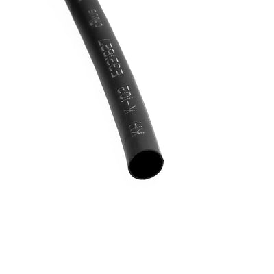 Harfington Uxcell Black 3mm Dia 2:1 Polyolefin Heat Shrink Tubing Shrinkable Tube 5M 16.4Ft