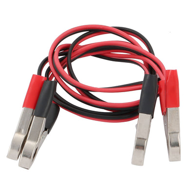 Harfington Uxcell 1 Pair 5A Alligator Clip Double Wire Battery Test Booster Jumper Cable 1.5M Long
