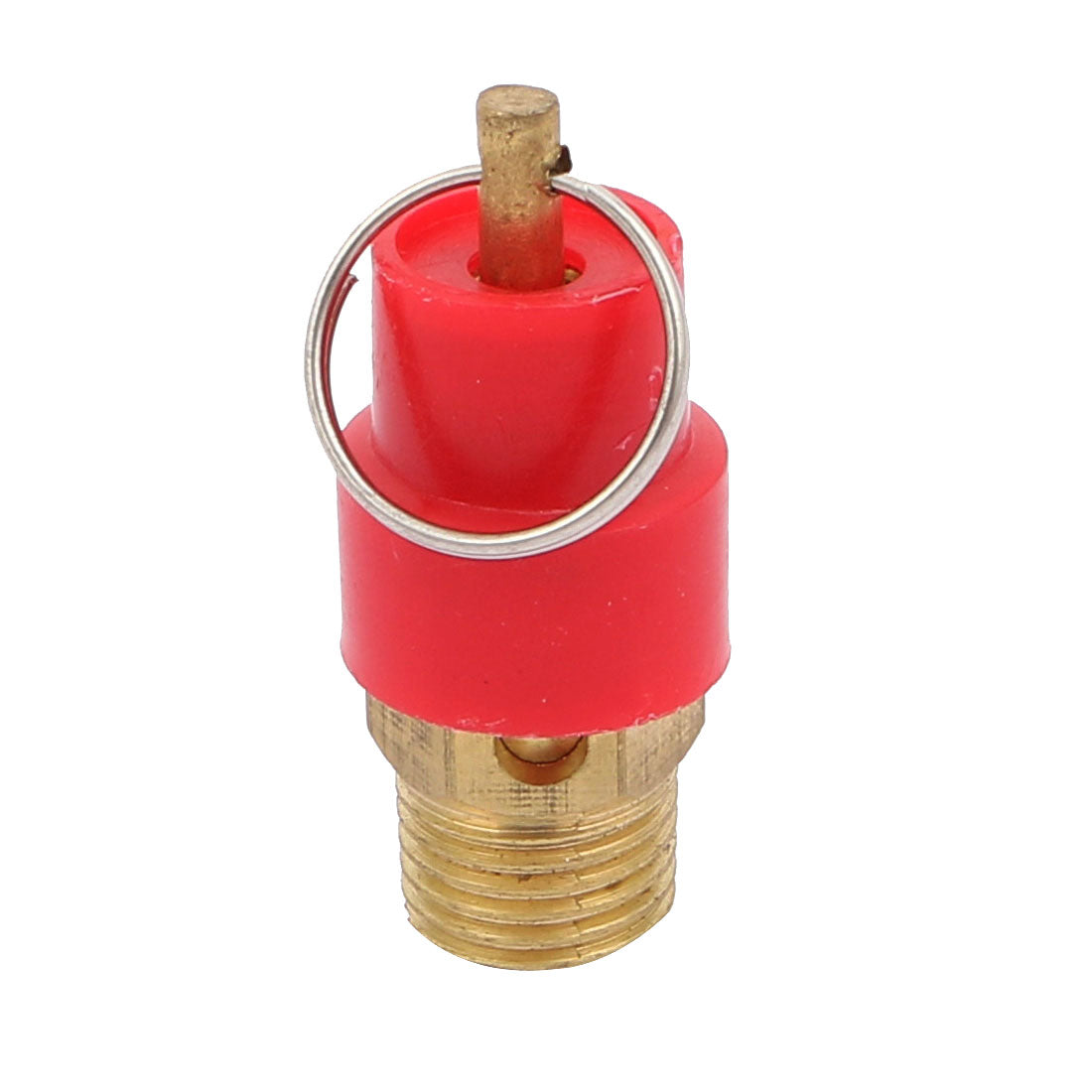 uxcell Uxcell Air Compressor Metal Ring Pressure Relief Valve Control Device 13mm Male Thread