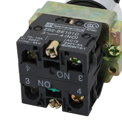 Harfington Uxcell AC 600V 10A Circuit Controlling 3 Position 4 Terminals Latching Rotary Switch