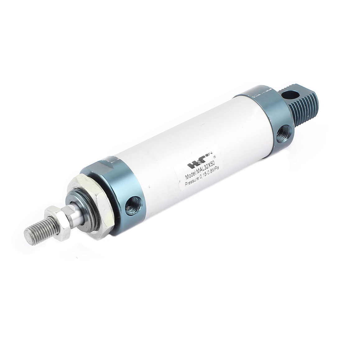 uxcell Uxcell MAL 32mm x 50mm Single Rod Double Action Stainless Steel Pneumatic Air Cylinder