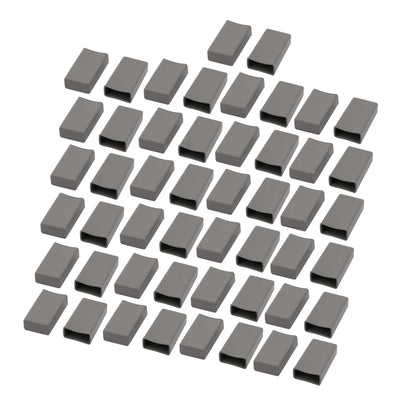 Harfington Uxcell 50 Pcs TO-220 Diode Triode Transistor Gray Thermal Insulation Silicone Cap