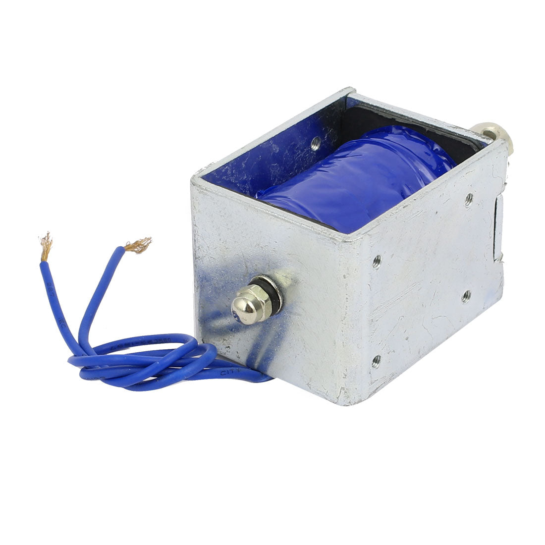 uxcell Uxcell JF-1250B DC 24V 360mA 60N Pull Push Type Open Frame Solenoid Electromagnet