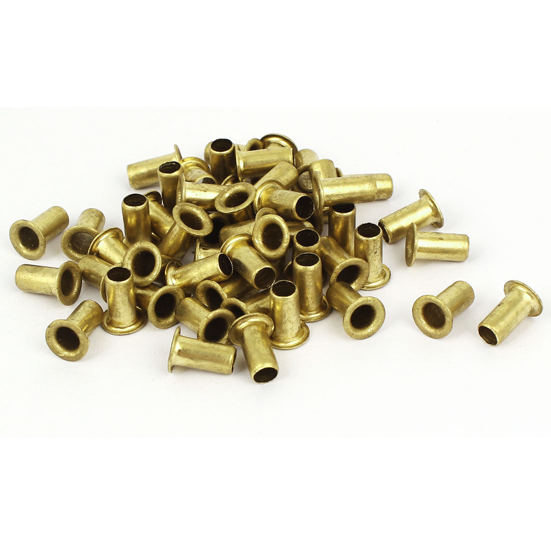 uxcell Uxcell PCB Circuit Board Through Hole Hollow Copper Rivets 5mm x 10mm 50pcs