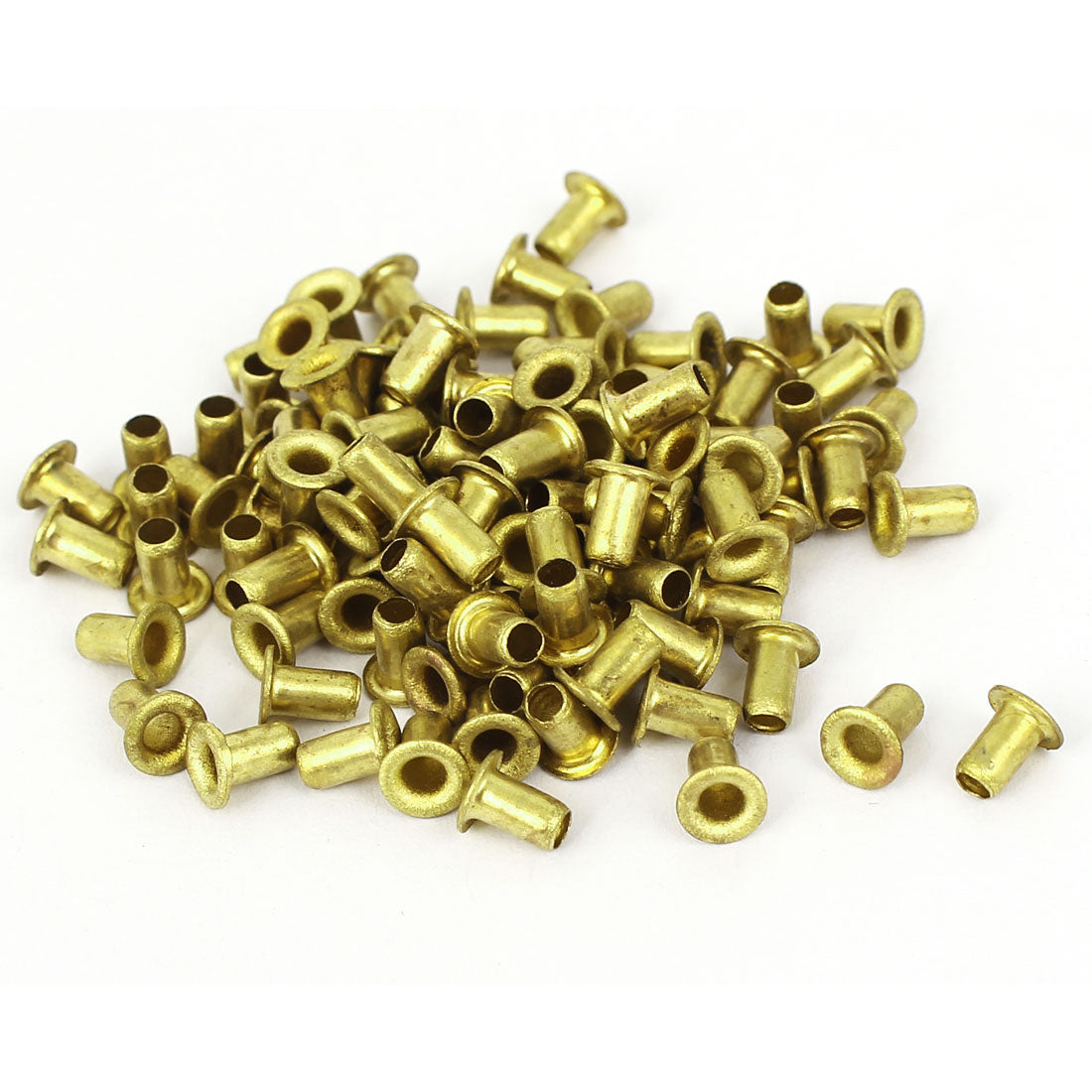 uxcell Uxcell 3mm x 5mm Through Hole Rivets Hollow Grommets PCB Circuit Board 100pcs