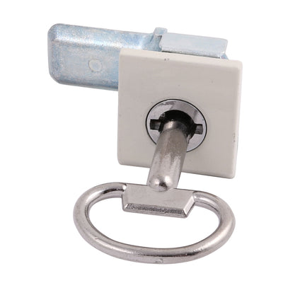 Harfington Uxcell 34mm x 30mm Cabinet Square Panel Quarter Turn Latch Safety Cam Lock w Key