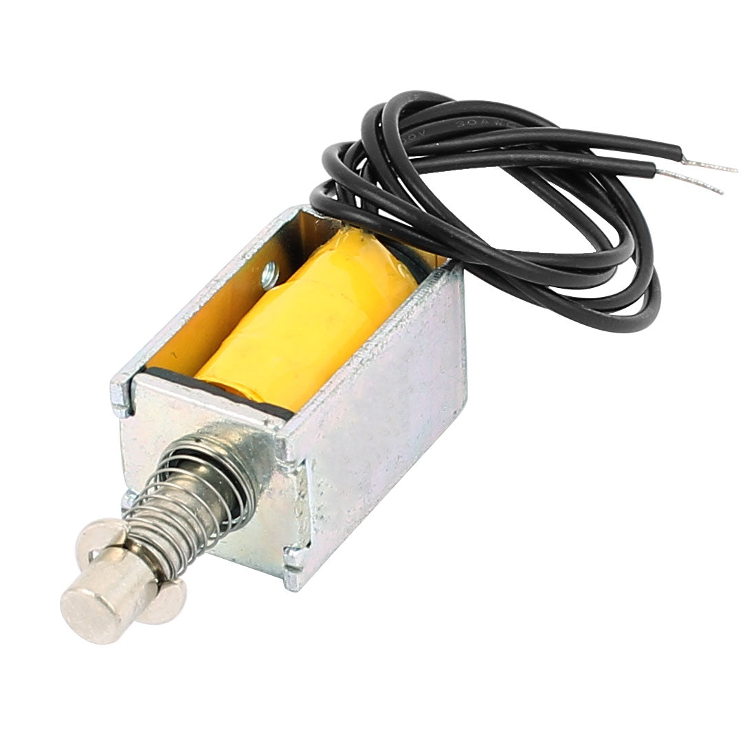 uxcell Uxcell HTO-0420L12V06 DC 12V 2A Pull Type Open Frame Actuator Electric Solenoid Electromagnet