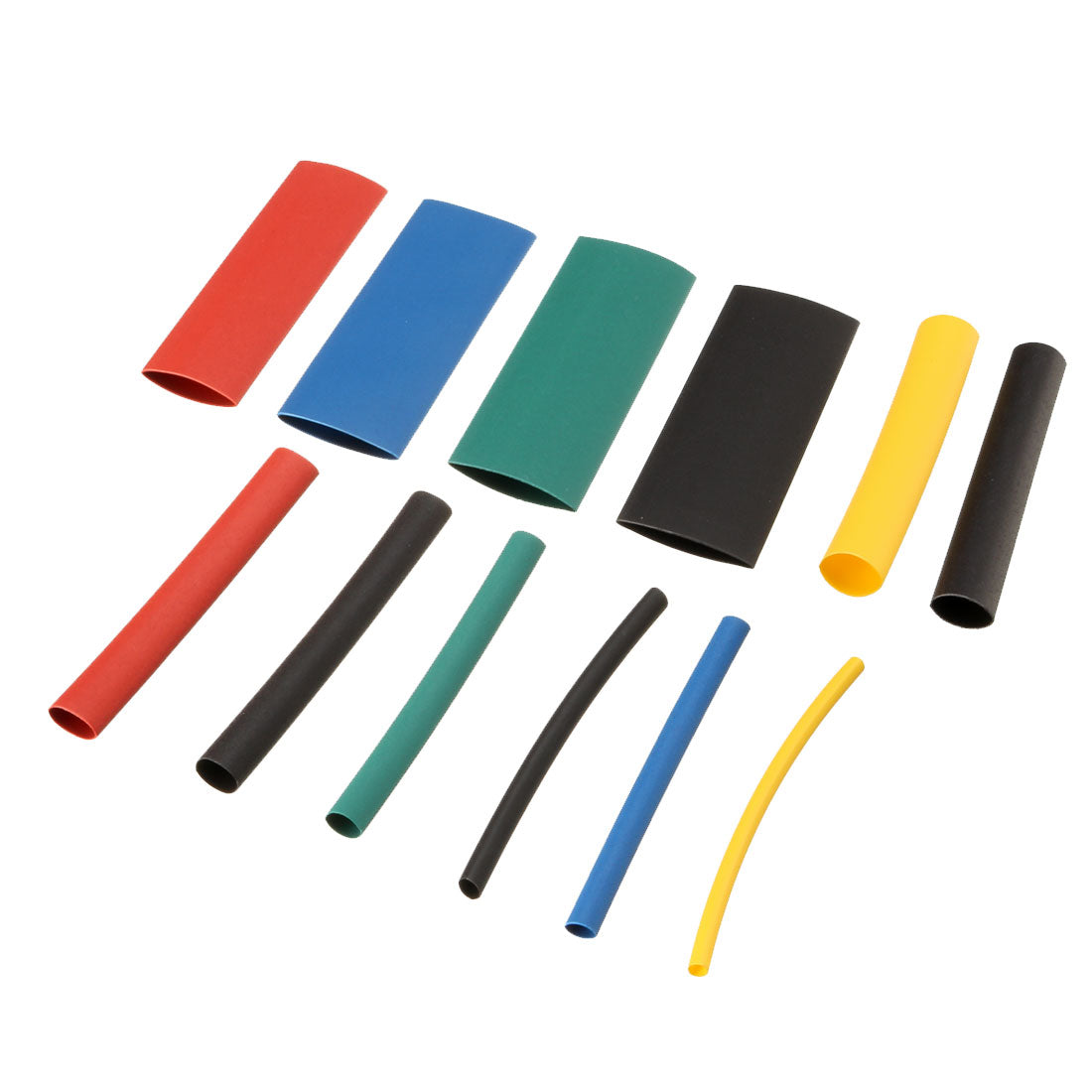 uxcell Uxcell Dia Heat Shrink Tubing Platic Tube Electric Wire Wrap Sleeve 530 pcs