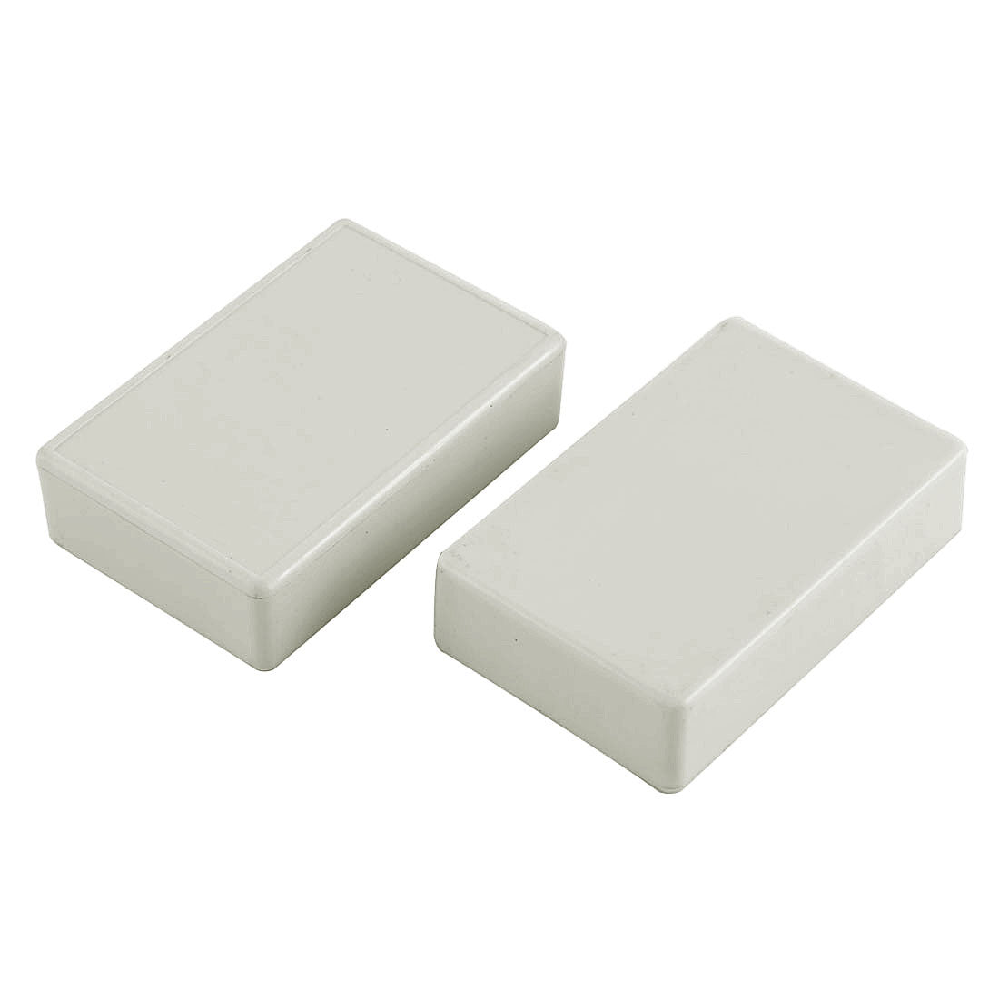 uxcell Uxcell Electronics Plastic Water Resistant DIY Enclosure Junction Box Case White 2 Pcs