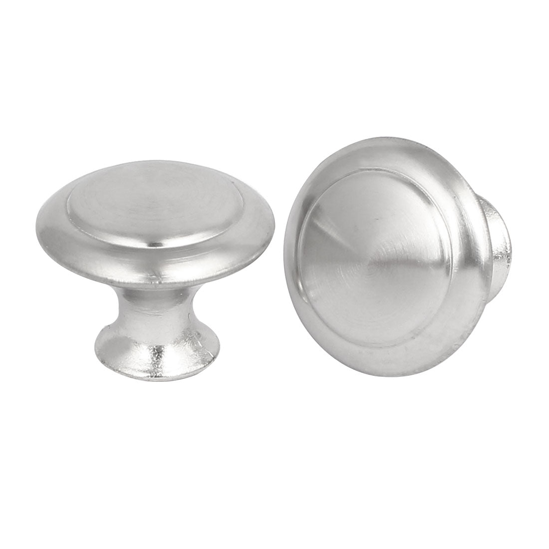 uxcell Uxcell Dresser Door Stainless Steel Round Pull Handles Knobs 27x14.6x21.3mm 16pcs