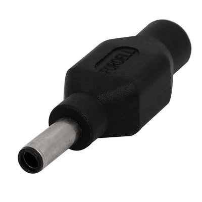 Harfington Uxcell 5.5mm x 2.1mm Female to 4.5mm x 3mm Male Jack DC Power Adapter Connector Black