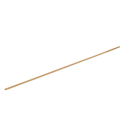 uxcell Uxcell M5 x 500mm Male Threaded 0.8mm Pitch Full Thread Brass Rod Bar Fastener Gold Tone