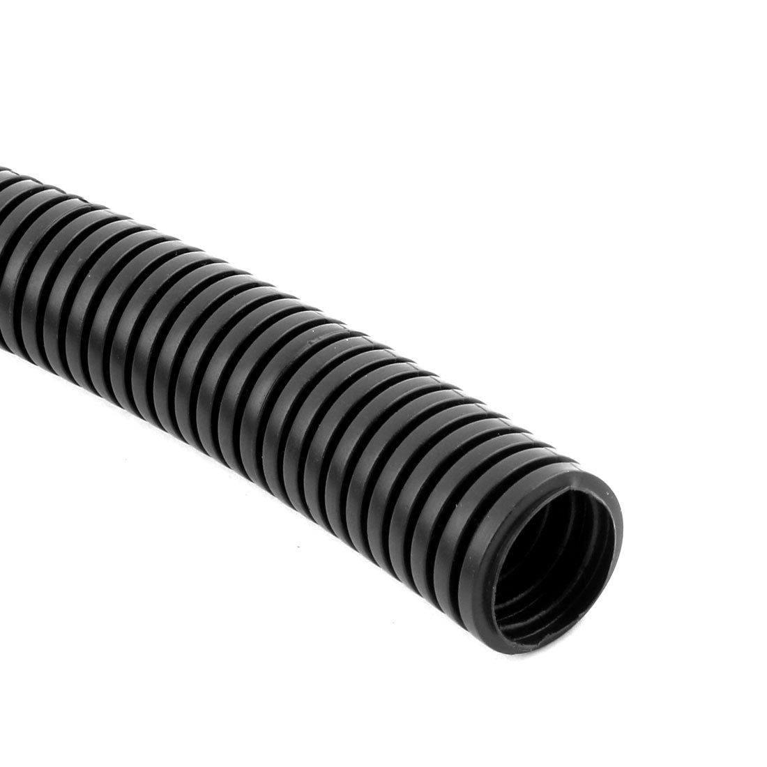 uxcell Uxcell 2.2 M 20 x 25 mm PVC Flexible Corrugated Conduit Tube for Garden,Office Black