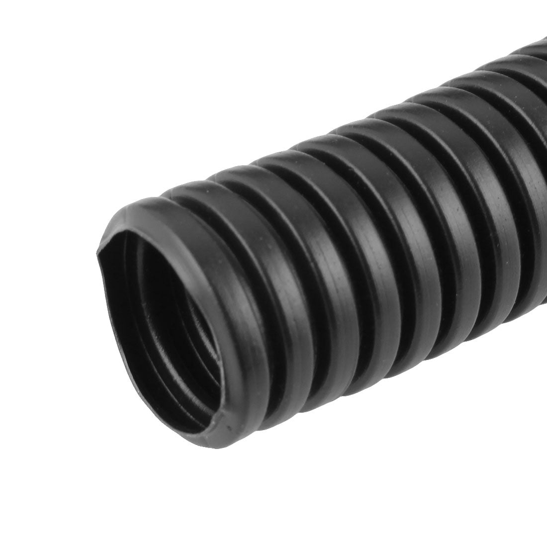 uxcell Uxcell 3.8 M 16 x 20 mm PVC Flexible Corrugated Conduit Tube for Garden,Office Black
