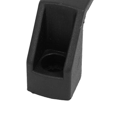 Harfington Uxcell Cabinet Gate Door Plastic Pull Handles Black 90mm Hole Spacing 8pcs