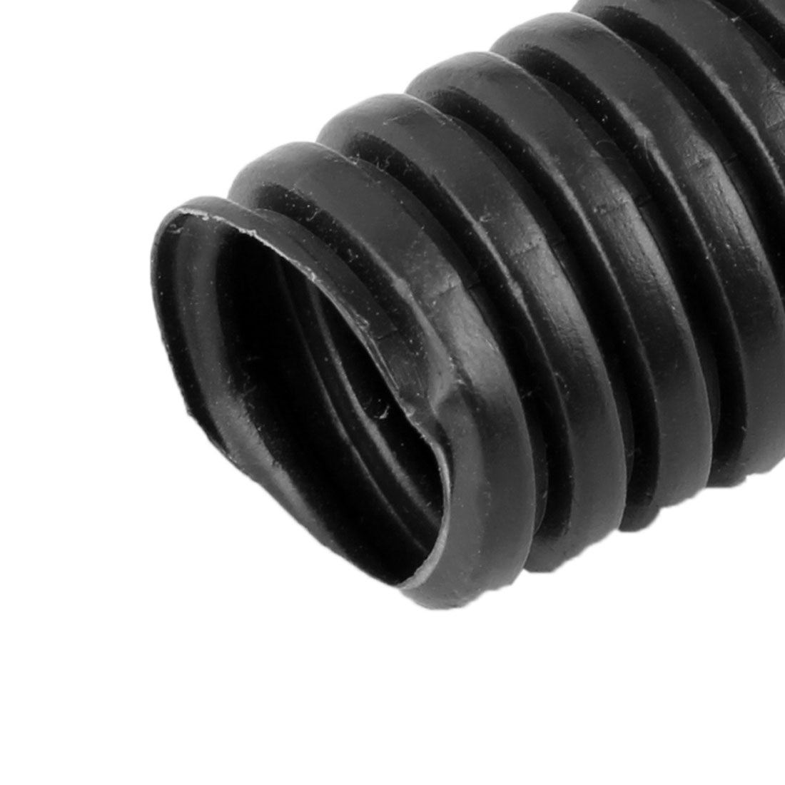 uxcell Uxcell 5 M 13 x 15.8 mm PVC Flexible Corrugated Conduit Tube for Garden,Office Black