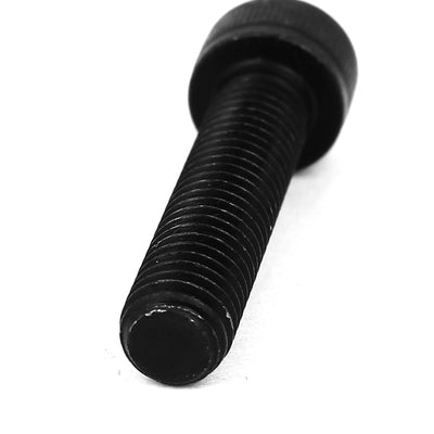 Harfington Uxcell M3x16mm 12.9 Alloy Steel Screw Cap Point Hex Socket Screws Bolts Black 50Pcs