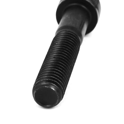 Harfington Uxcell M8x45mm 12.9 Alloy Steel Hex Socket Screws Partially Threaded Bolt Black 10Pcs
