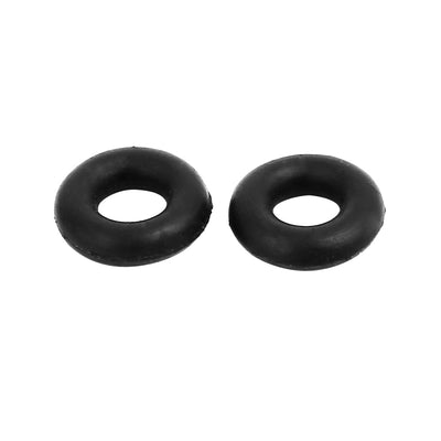 Harfington Uxcell 35 Pcs Black 7mm x 2mm Oil Resistant Sealing Ring O-shape Grommets