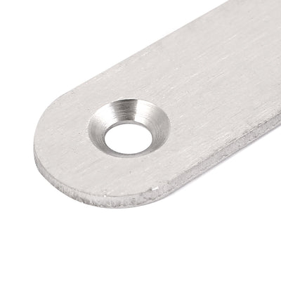 Harfington Uxcell Flat Corner Straight Mending Repair Connector Joining Plate 60x16x2mm 20pcs