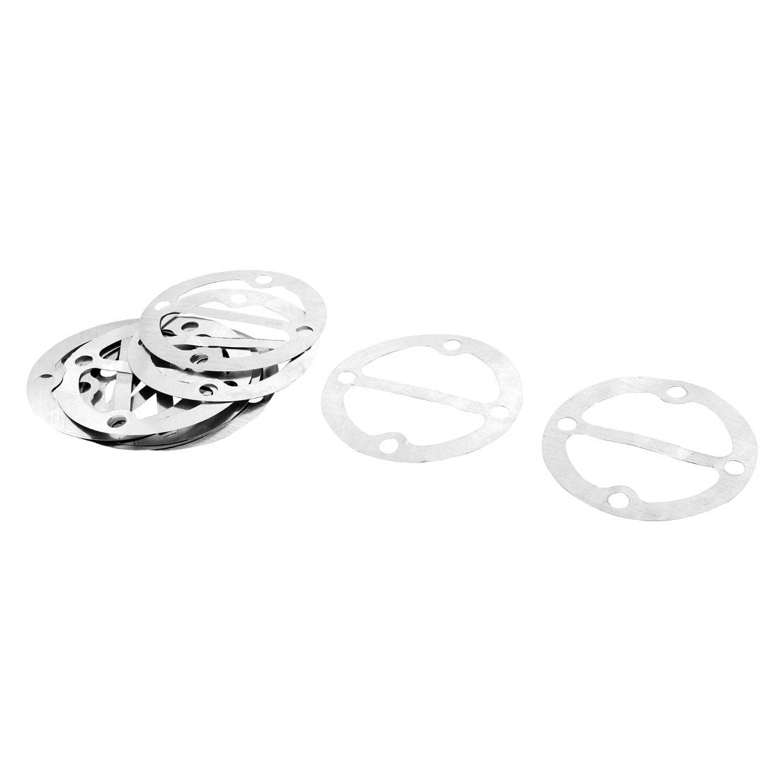 uxcell Uxcell Aluminum Round Air Compressor Cylinder Head Gaskets Base Plate Washers 11 Pcs