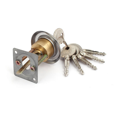 Harfington Uxcell Home Office Door Metal Anti-Theft Security Entrance Deadbolt Cylinder Lock w Keys