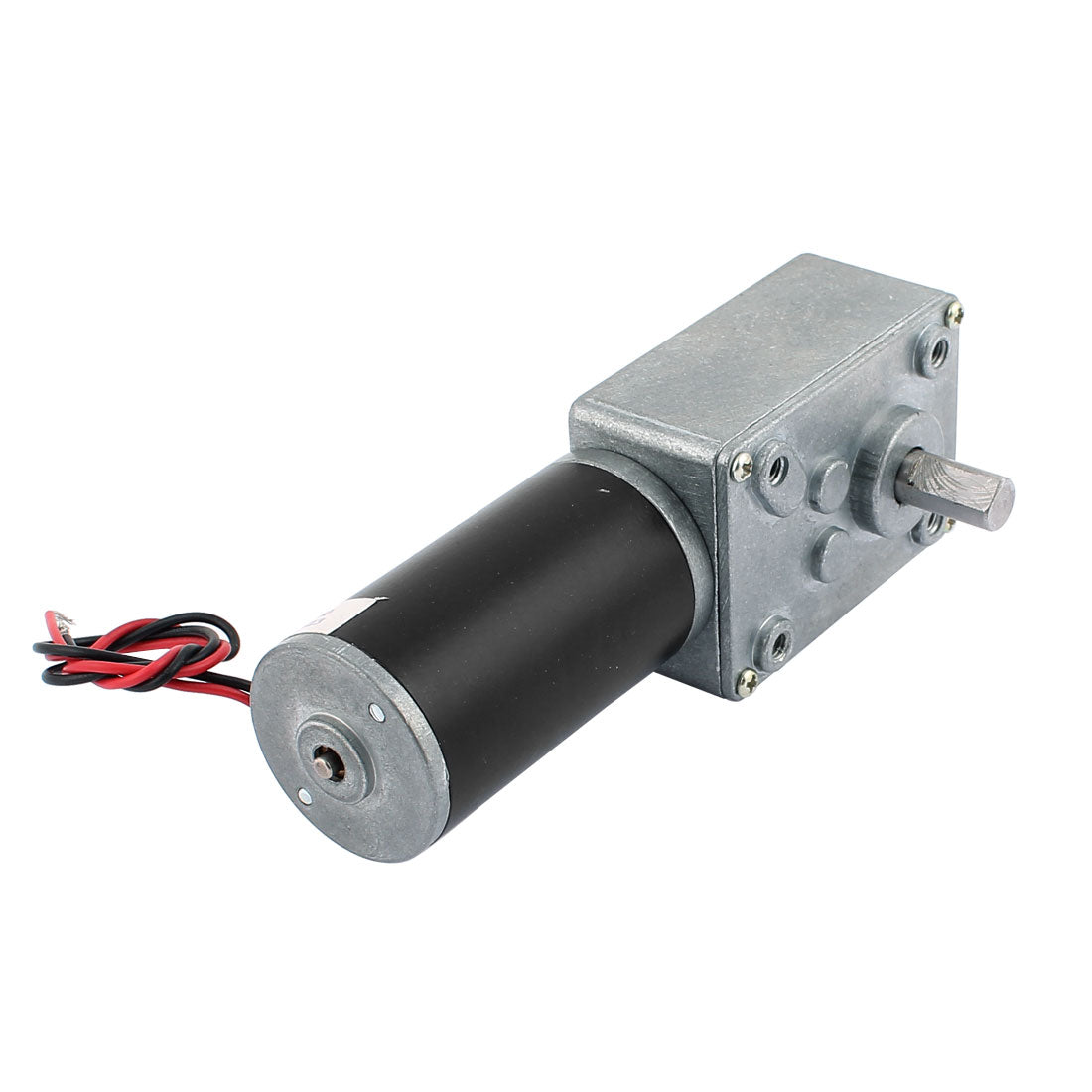 uxcell Uxcell DC 12V 100RPM 8mmx14mm D-Shape Shaft Electric Power Turbo Worm Geared Motor