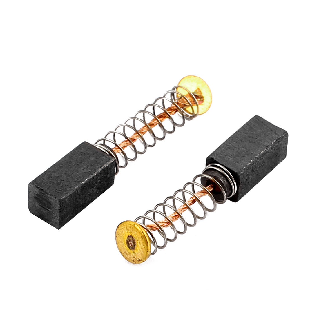 uxcell Uxcell 2 Pcs Replacement Motor Carbon Brushes 10 x 5 x 5mm for Electric Motors