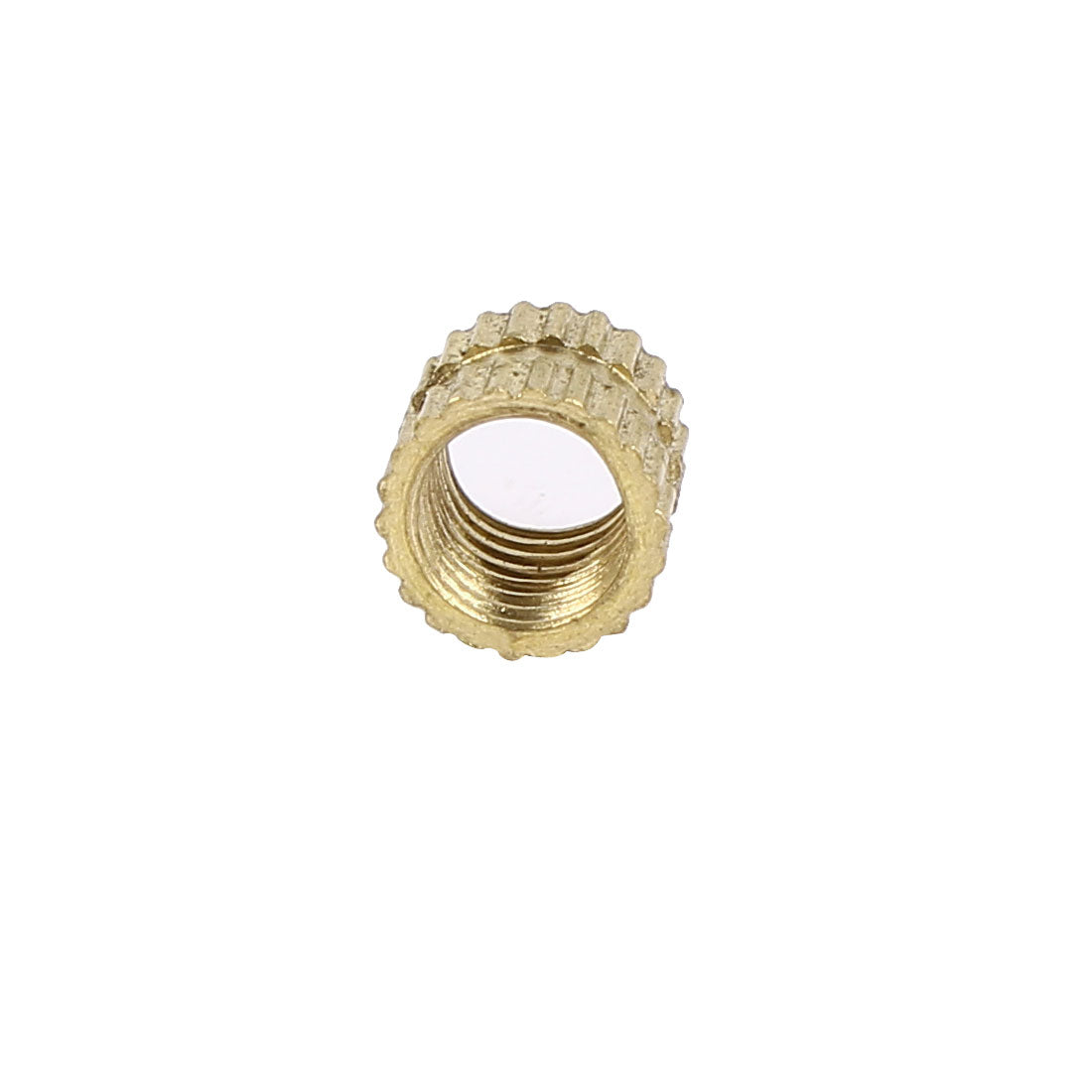 uxcell Uxcell M5x0.8mm Female Brass Knurled Threaded Insert Embedment Nut for 3D Printer 100Pcs