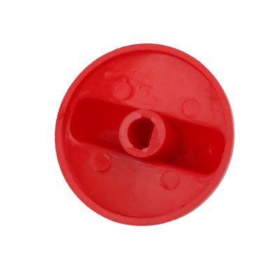 Harfington Uxcell Kitchen Plastic Round Cooker Control Switch Knob Red 2pcs