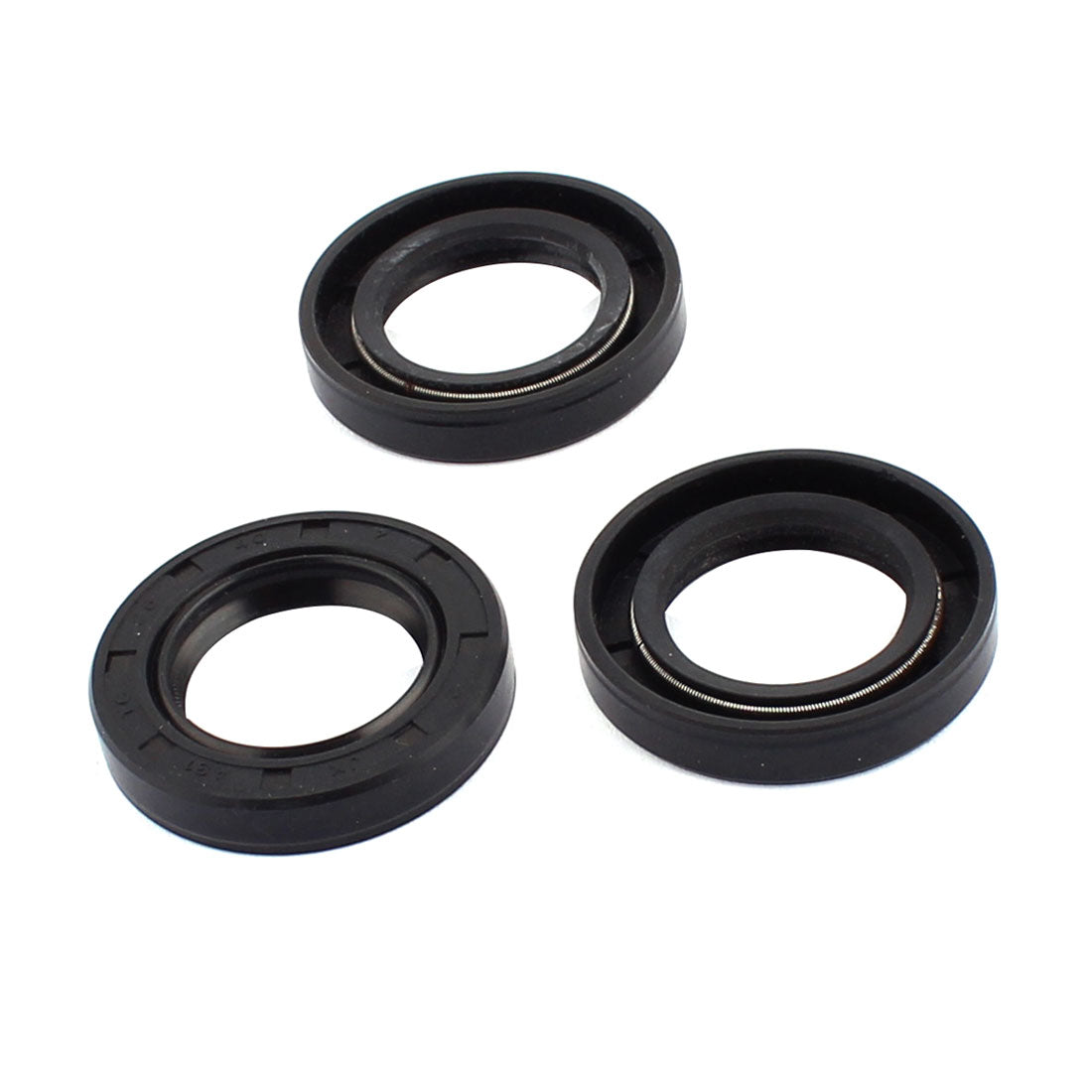 uxcell Uxcell Machine Rubber Oil Seal Sealing Ring Gasket Washer Black 40mm x 25mm x 7mm 3pcs