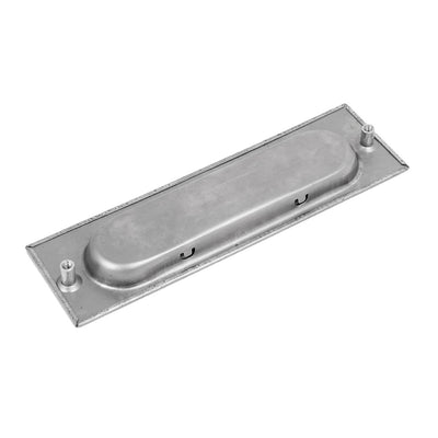 Harfington Uxcell Sliding Door Cabinet Flush Recessed Pull Handle Silver Tone 14cm Length 2pcs