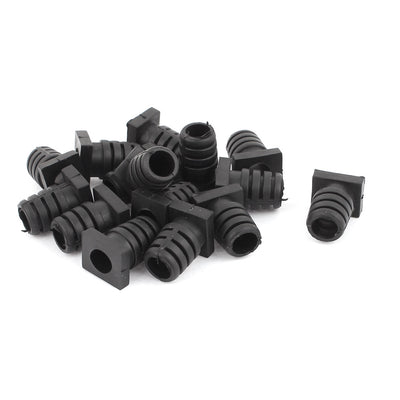 Harfington Uxcell 15 Pcs Rubber Strain Re-lief Cord Boot Guard Wire Cable Sleeve Hose 19mm x 7mm