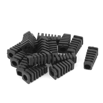 Harfington Uxcell 15 Pcs Rubber Strain Re-lief Cord Boot Guard Wire Cable Sleeve Hose 27mm x 7mm