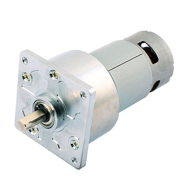 Harfington Uxcell TJZ60FT76i DC 24V 45RPM High Torque Electric Low Speed Solder Gear Box Motor