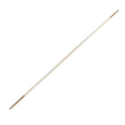 Harfington Uxcell RC Airplane Parts 3mm Diameter Threaded Both End Metal Push Rod 300mm Length