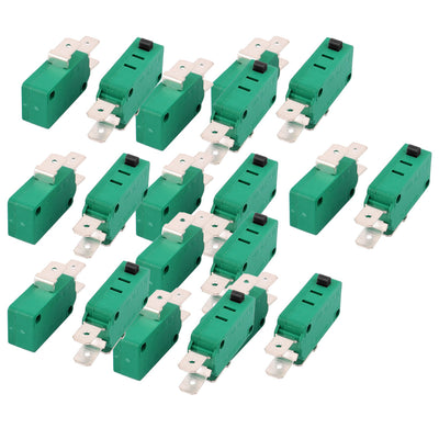 uxcell Uxcell 20 Pcs KW3-0Z Short Hinge Roller Lever SPDT Momentary Micro Switch 16A 125/250V AC