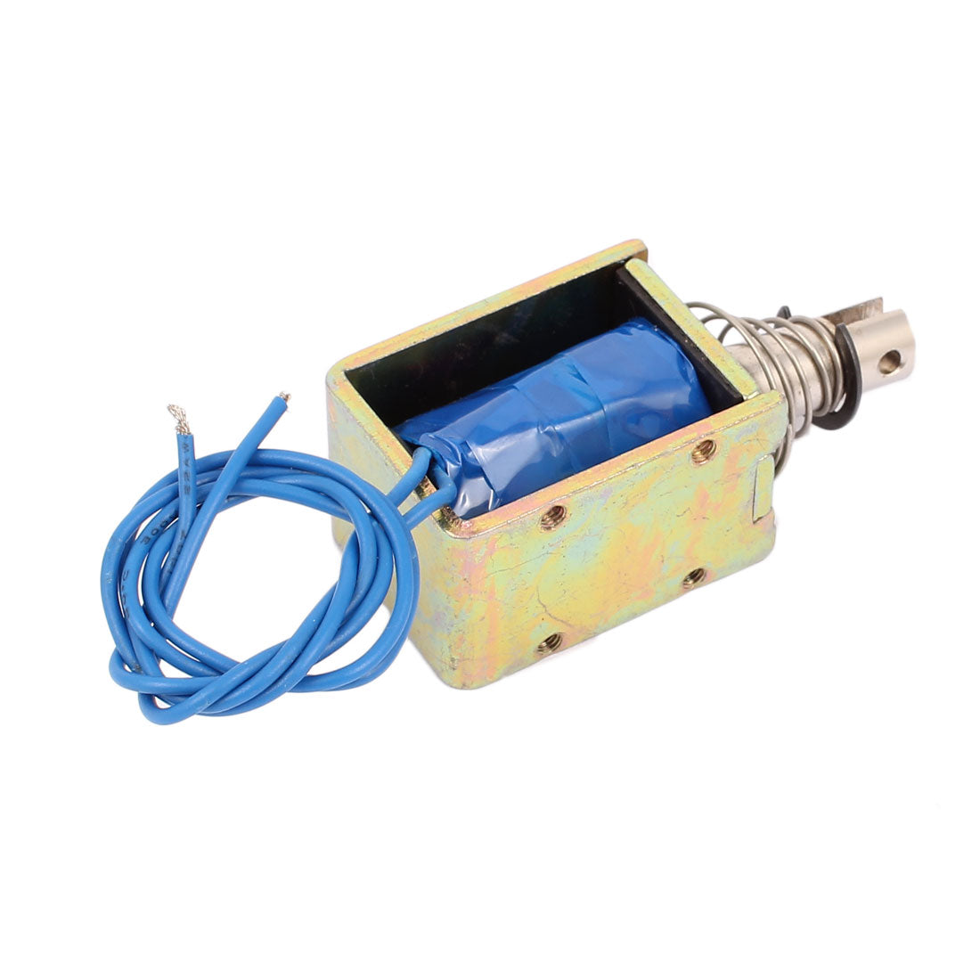 uxcell Uxcell TAU-1040 DC 12V 1A 25N Push Pull Type Open Frame Solenoid Electromagnet Magnet
