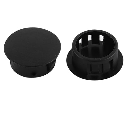 Harfington Uxcell Plastic Round Shaped Mounting Locking Hole Plugs Button Cover 20mm Diameter 8pcs